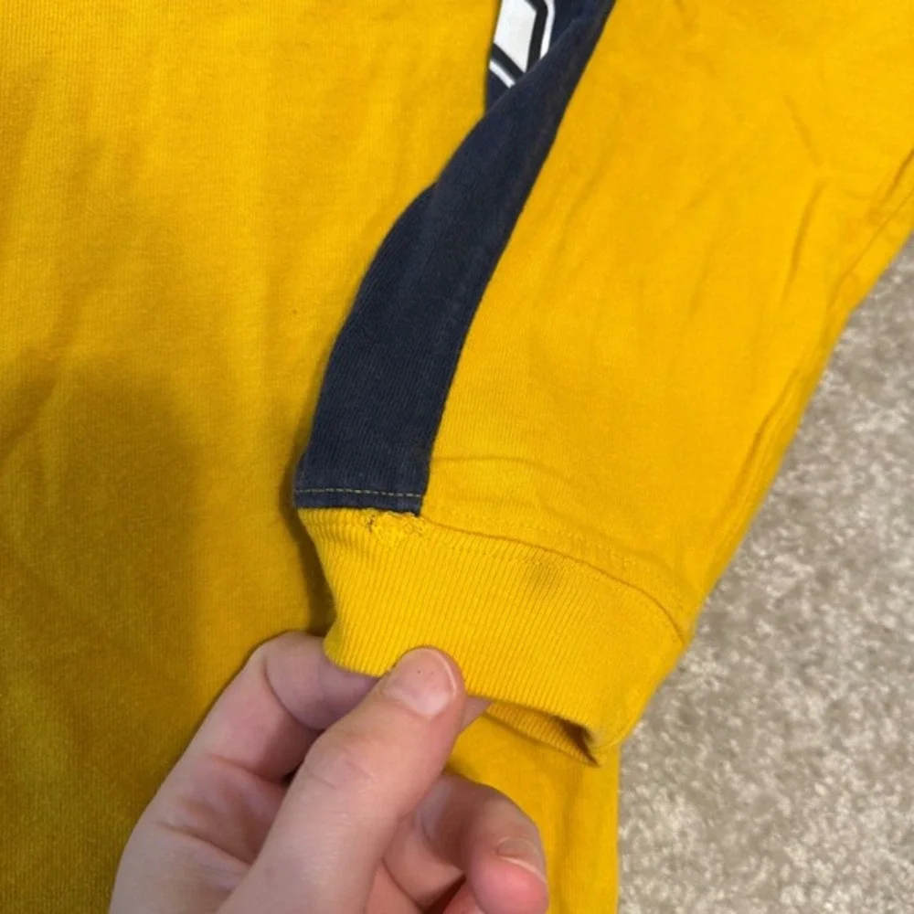 Kids Old Navy Yellow Long Sleeve‎ Motorcycle Graphic T Shirt Size L